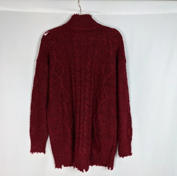 NWT n:Philanthropy Deconstructed Distressed Lone Oversized Cardigan Sweater sz.S - Picture 2 of 8